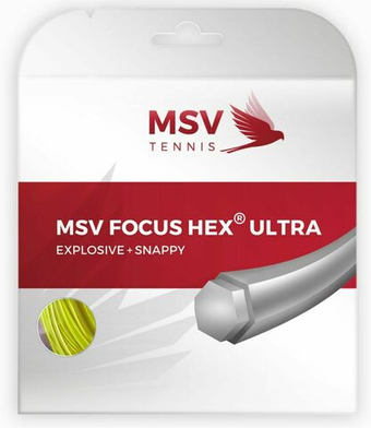 Теннисные струны MSV Focus Hex Ultra (12 m) - желтый