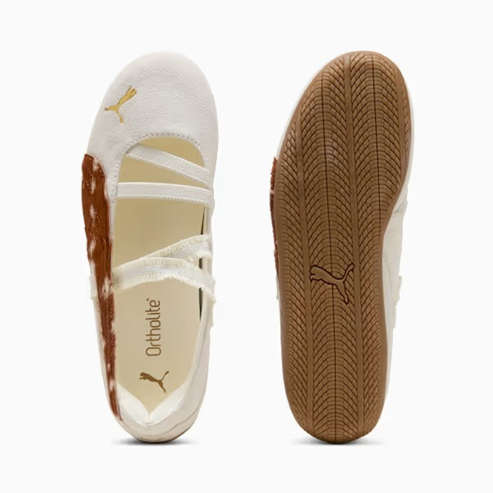 PUMA Женские кроссовки-балетки Speedcat Doelette Formstrip, белый