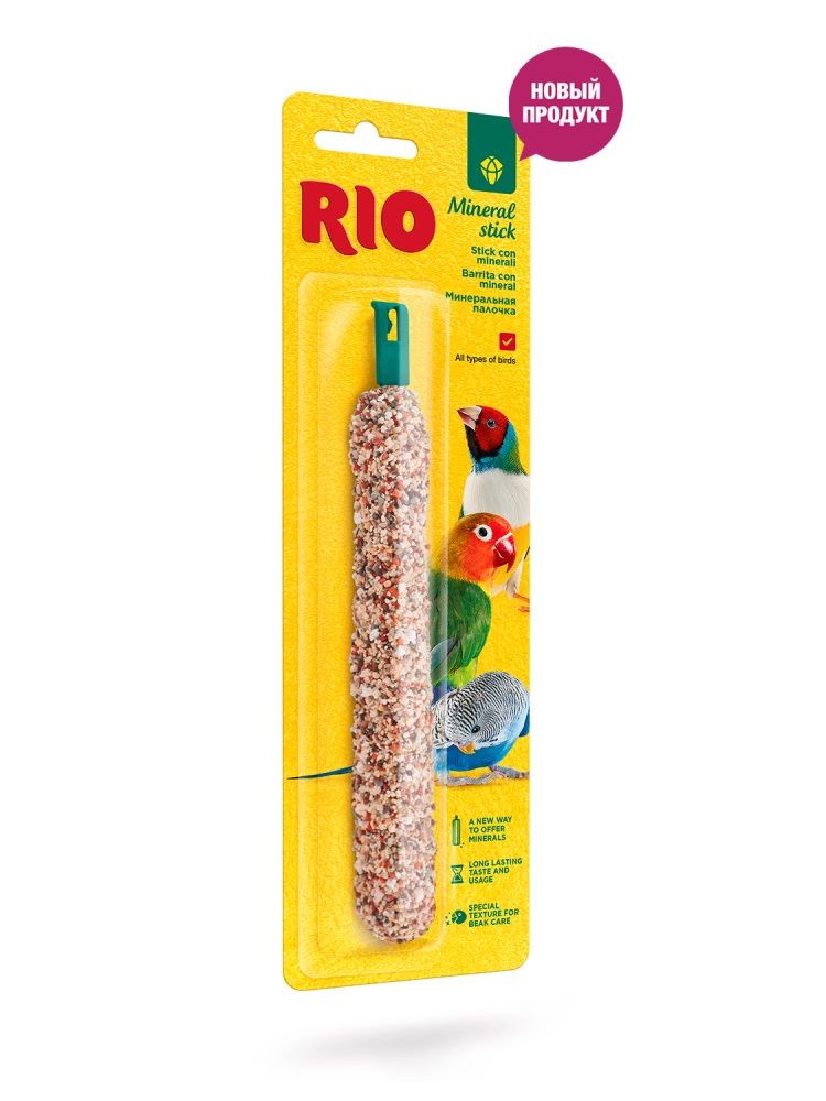 RIO палочка для всех видов птиц минеральная - 1шт (блистер)