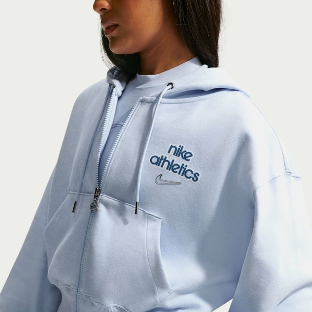 Толстовка женская NIKE W NK PHNX FLC FZ HD GLS