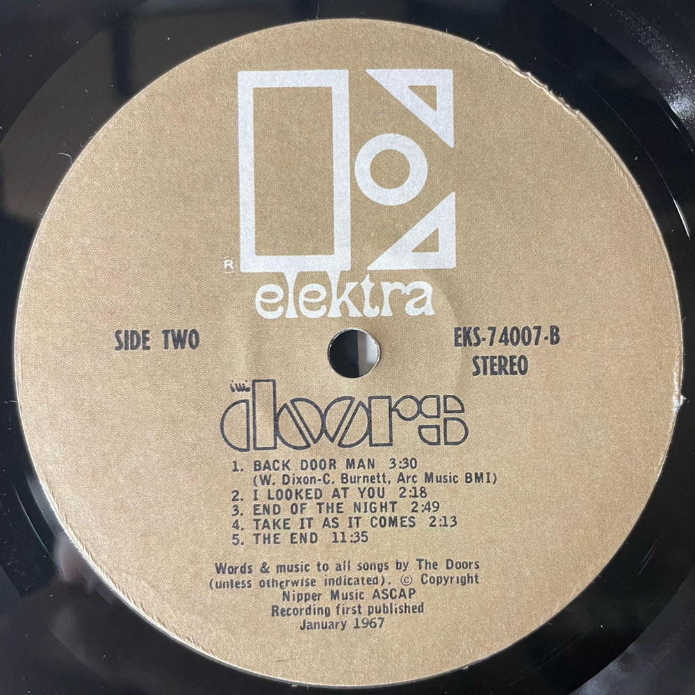 Винтажная виниловая пластинка LP The Doors (США 2004)