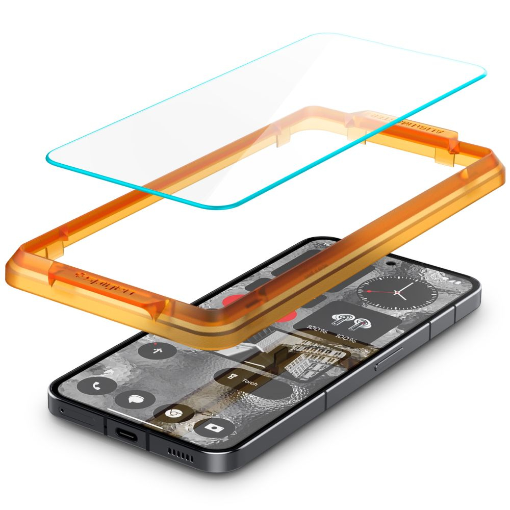 Защитное стекло Spigen ALM Glas.tR 2 шт. для Nothing Phone 2 Clear