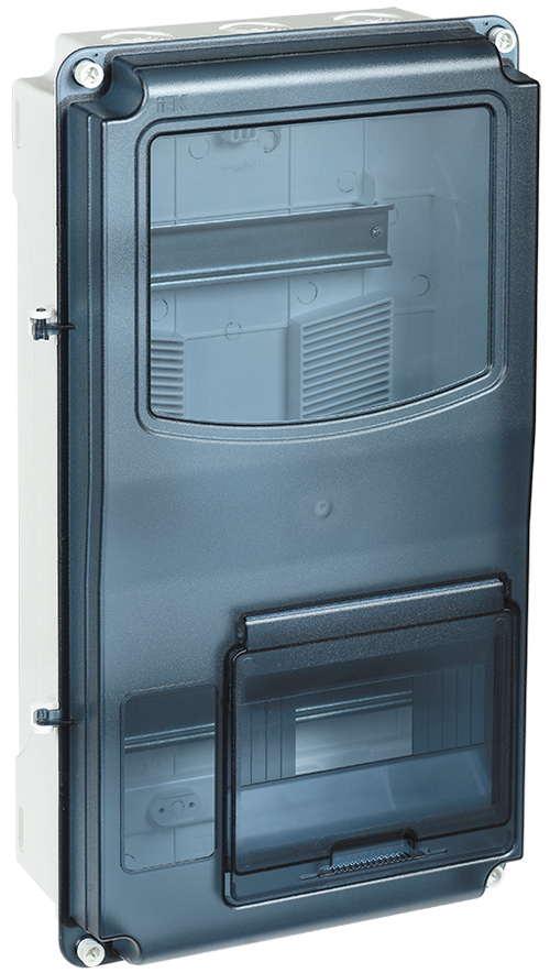 Корпус IEK ЩУРн-П 3/12, IP66, PC, LIGHT, пластиковый MSP3-N-12-66-L