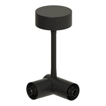 Потолочный токопроводящий угловой соединитель ST1602.439.00 чёрный Techno ST-Luce
