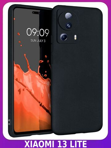 Мягкий Soft Touch чехол из силикона для XIAOMI 13 LITE с бархатной подкладкой