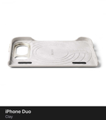 Чехол Decoded Leather Case для iPhone Duo Clay