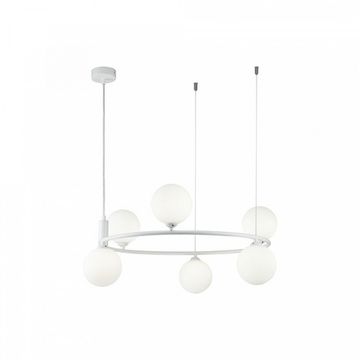 Подвесной светильник MOD013PL-06W белый Ring Maytoni