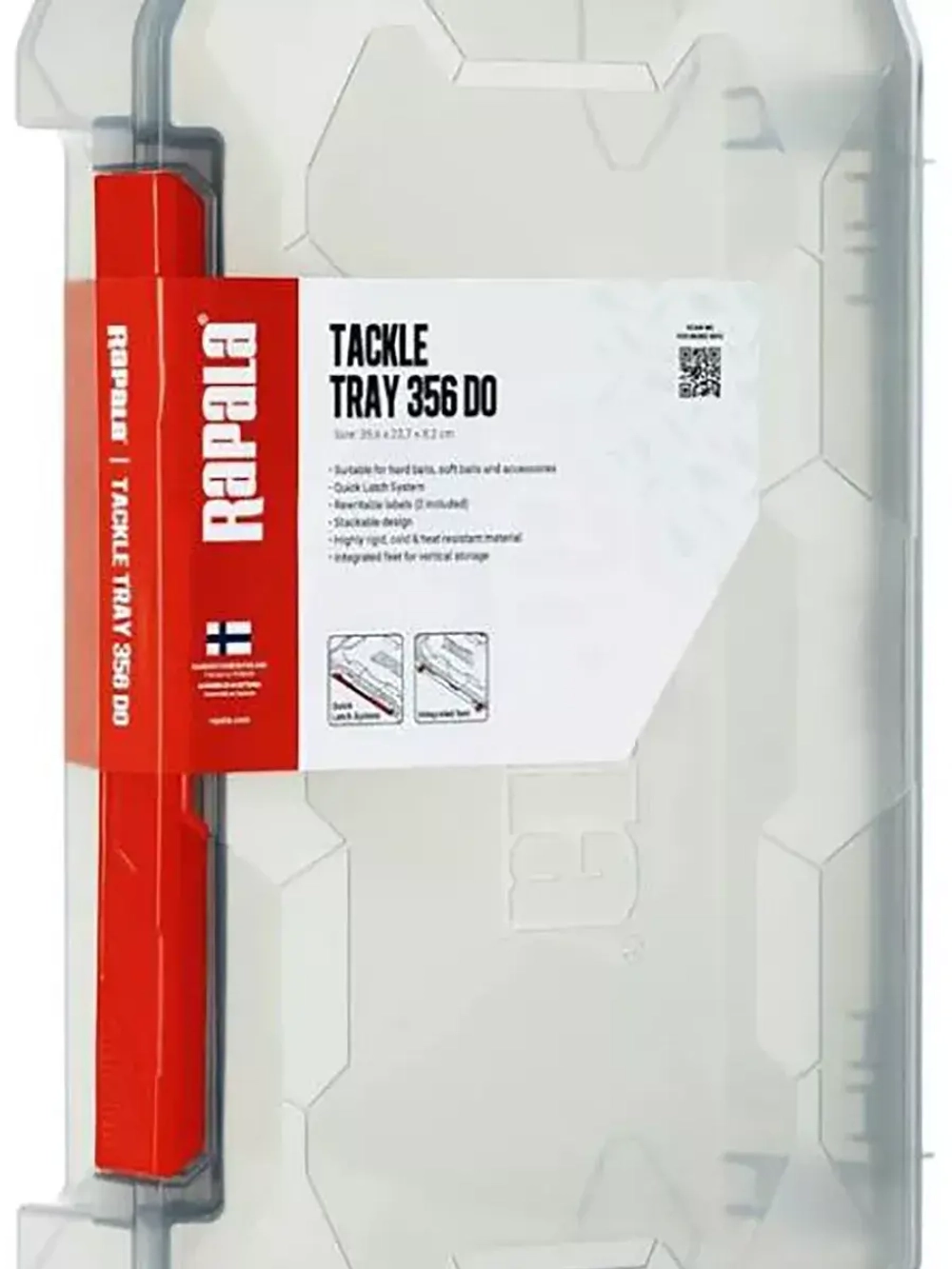 Коробка рыболовная Rapala Tackle Tray 356 Deep Half 6 секций