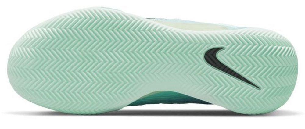 Женские Кроссовки теннисные Nike Zoom Court NXT Clay - ocean cube/obsidian mint/foam light zitron