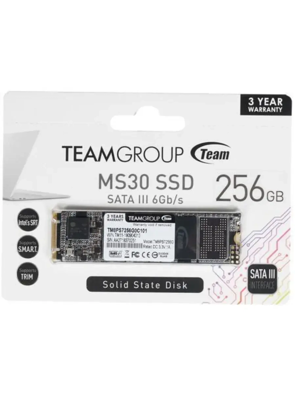 256 ГБ M.2 SSD накопитель MS30 TM8PS7256G0C101
