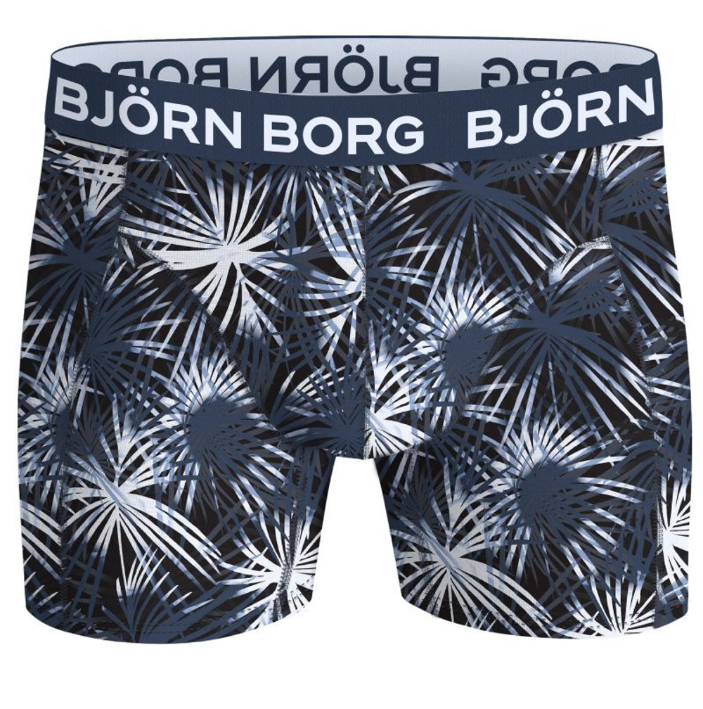 Мужские спортивные боксеры Bjorn Borg Cotton Stretch 3P - navy/print