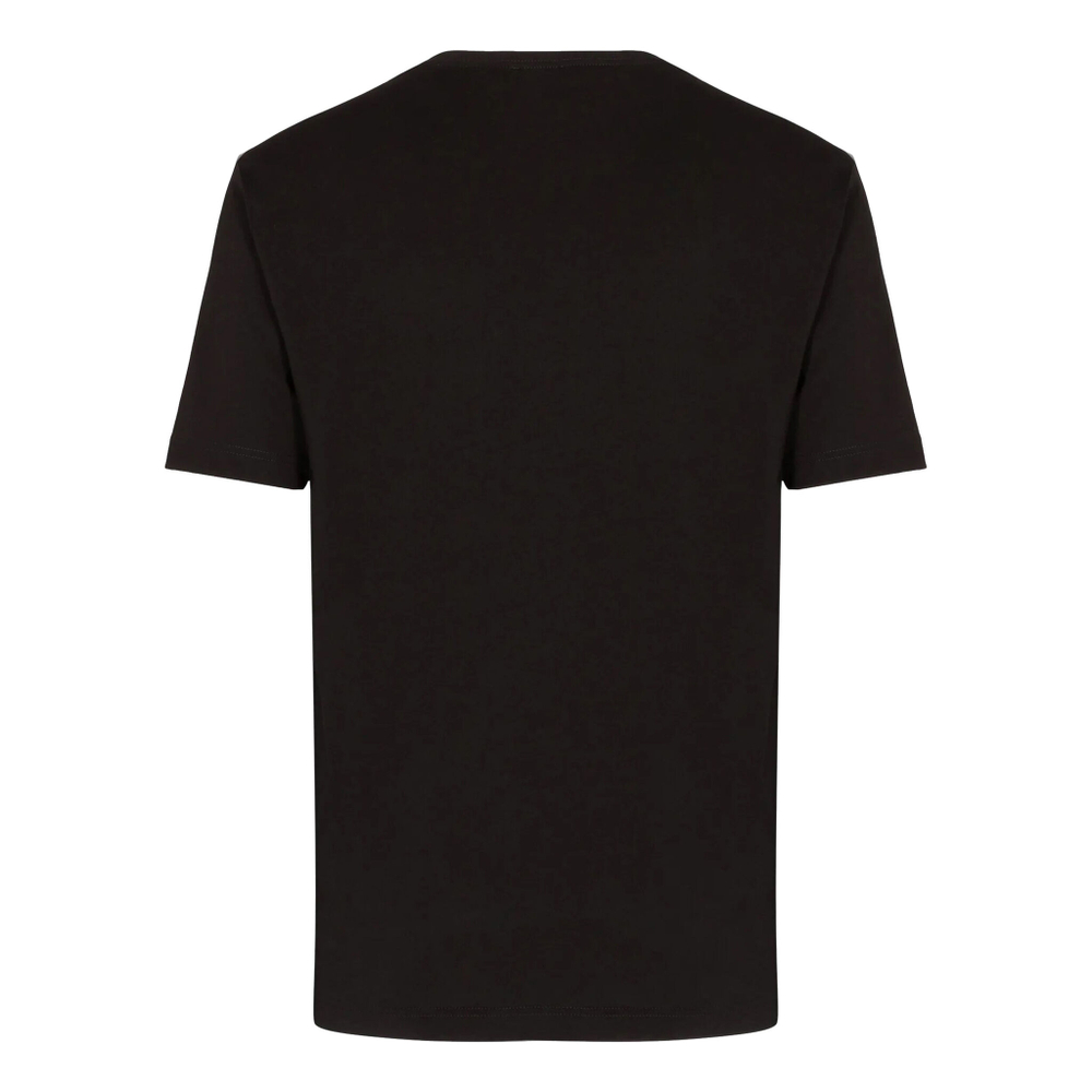 Мужское теннисное поло EA7 Train Logo Series Special Logo T-Shirt Men - Black
