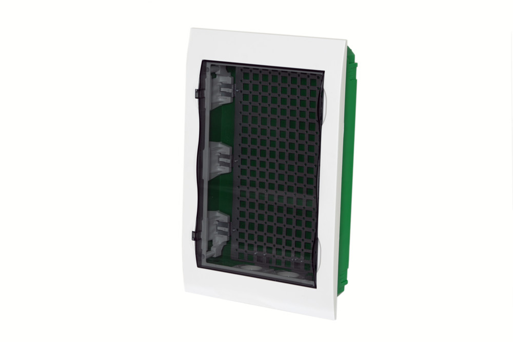 Systeme Electric City9 Box IT корпус встраиваемый с проз дв. 3ряд/36мод 2 розетки