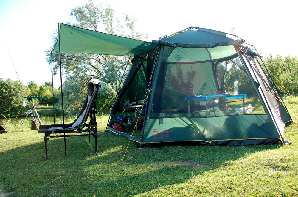 Шатер TRAMP Mosquito Lux Green (V2), артикул TRT-87, цвет Зеленый