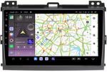 Магнитола для Toyota Land Cruiser Prado 120, Lexus GX470 (экран климата внизу) - Kuberg OL-9696 QLed, Android 13, Быстрейшая, CarPlay, SIM-слот