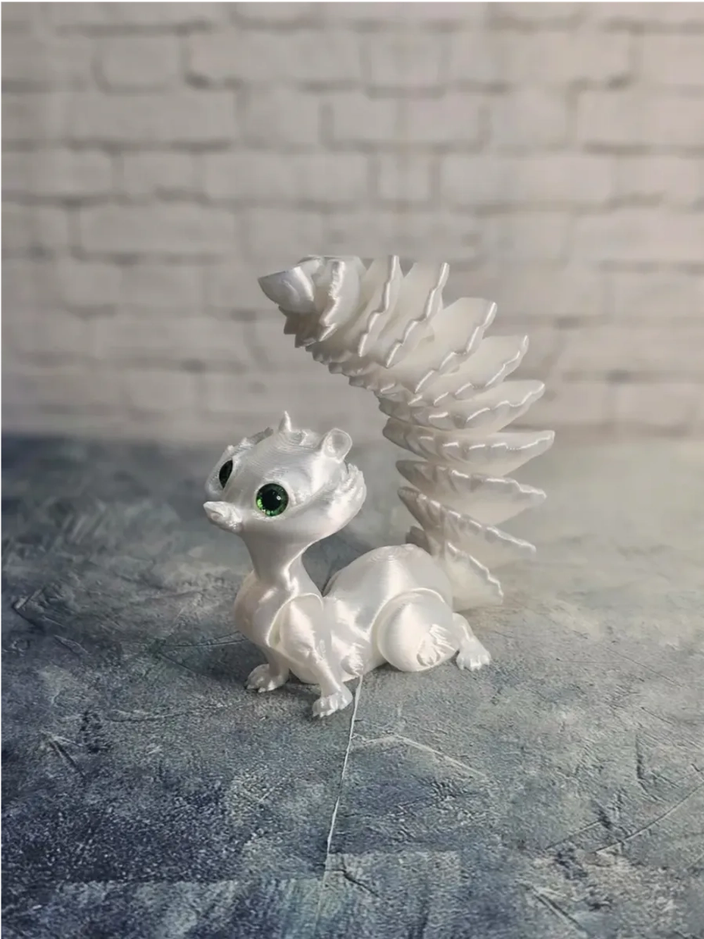 Фигурка игрушка Белочка с подвижными лапками и хвостом