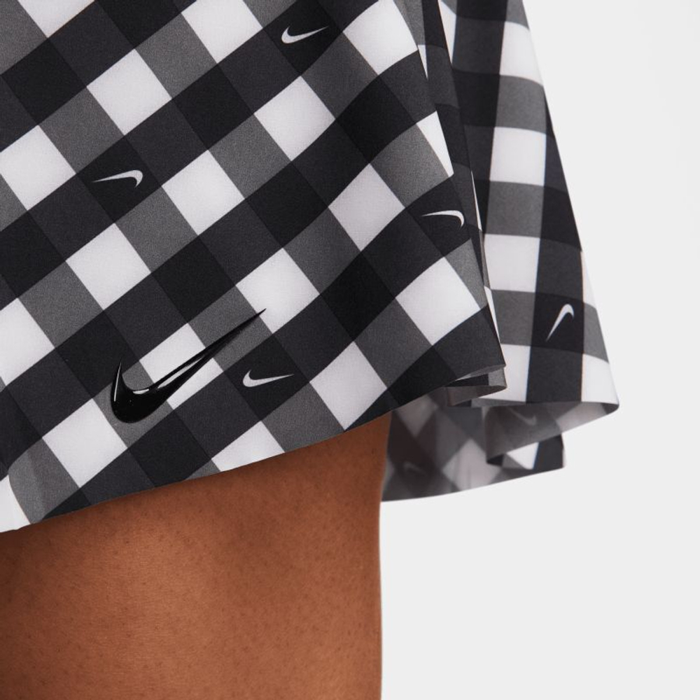 Теннисная юбка Nike Court Dri-Fit Advantage Print Club Skirt - black/black