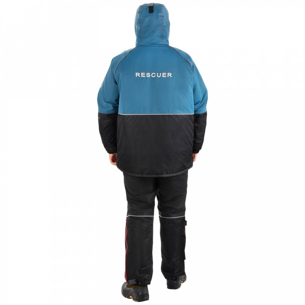 Костюм-поплавок мужской зимний "Rescuer VII comfort" -45, hardguard, бирюза, ХСН