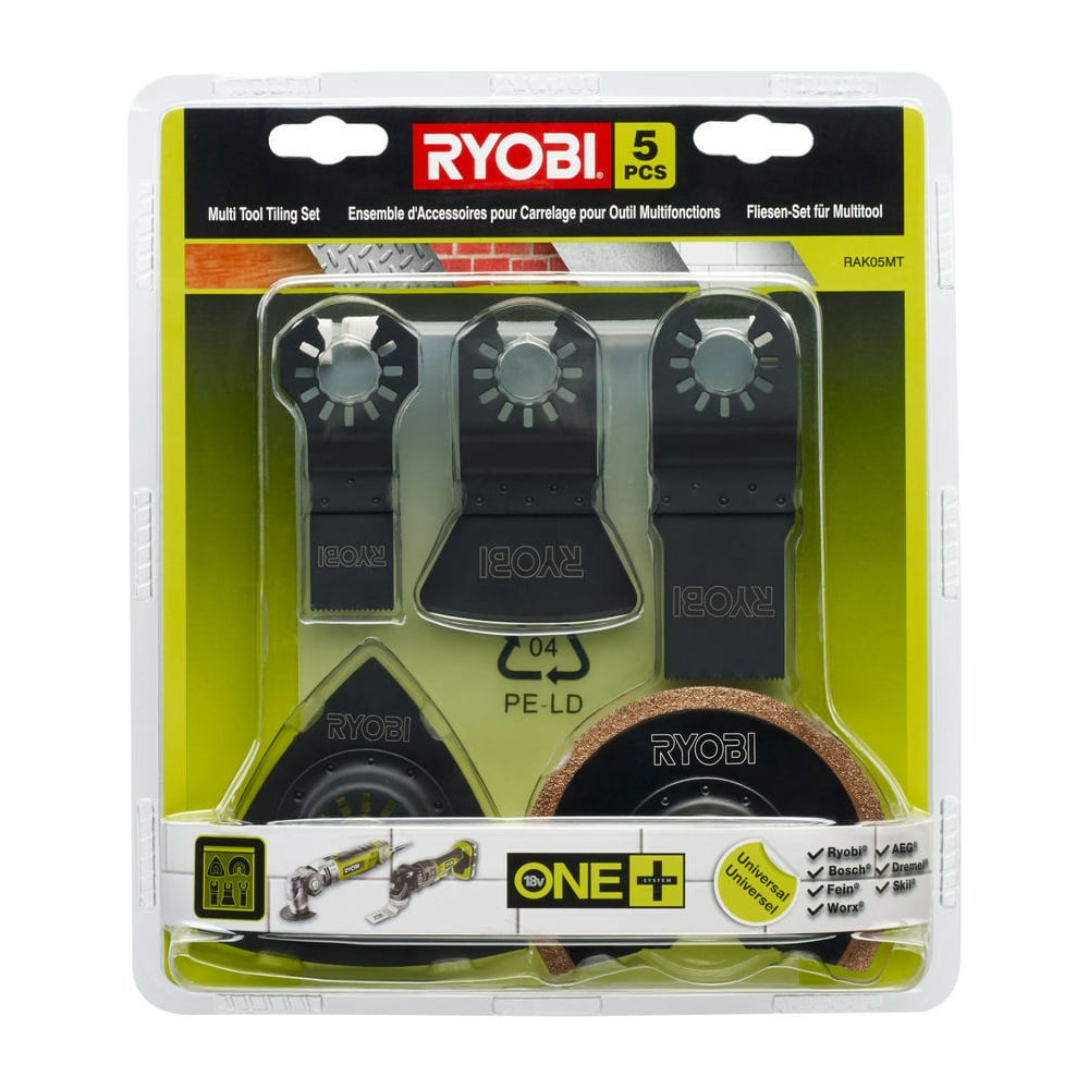 Набор насадок 5 шт. Ryobi RAK05MT 5132002787
