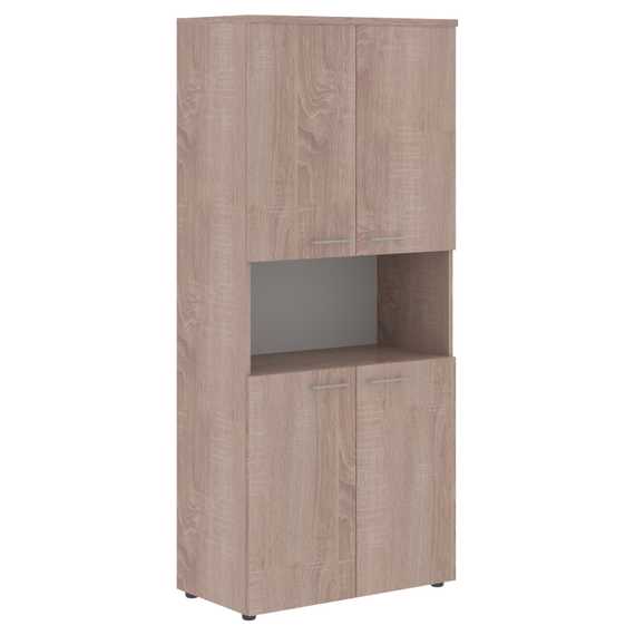Шкаф с 2-мя комплектами глухих малых дверей и топом XHC 85.4  856х432х1955 XTEN