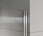 Душевая дверь Flex VDP-1F900CLB, 900, черный, стекло прозрачное,