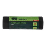 Пакеты для мусора 120 л x 10 шт, пвд, короткий ролик, тип дна "Звезда" Сибртех — фото 2