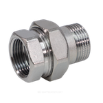 Соединитель латунь хром американка Ду 32 (1 1/4") прямой ВР/НР R18 Giacomini R18X006