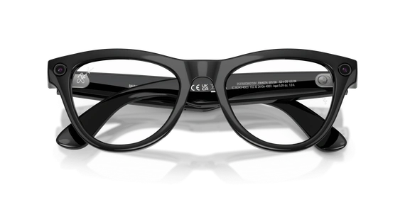 Умные очки Ray-Ban Meta Skyler Gen 2 (RW4014) Shiny Black/Clear Blue-Violet Light Filter S52 T150