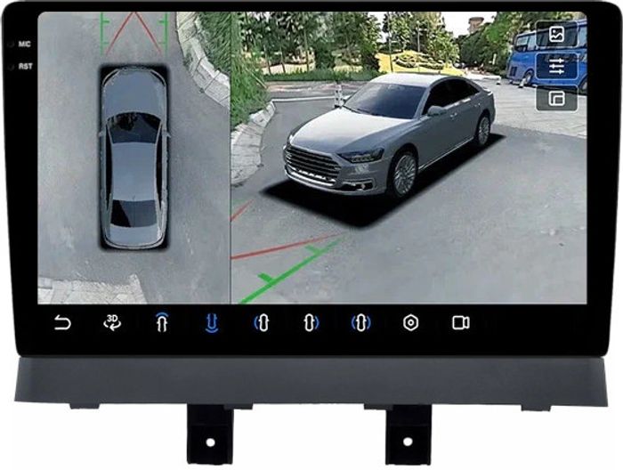 Магнитола для Changan Alsvin 3 2018+ - FarCar BX10-360-9569 монитор 10.36" 2K QLED на Android 13, Быстрая, CarPlay, 4G SIM-слот, 4 камеры в комплекте