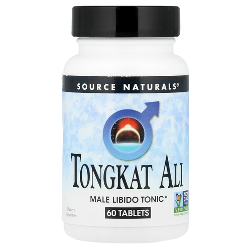Source Naturals, эврикома длиннолистная, 80 мг, 60 таблеток
