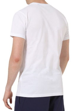 Мужская теннисная футболка Australian Logo T-Shirt - white/разноцветный