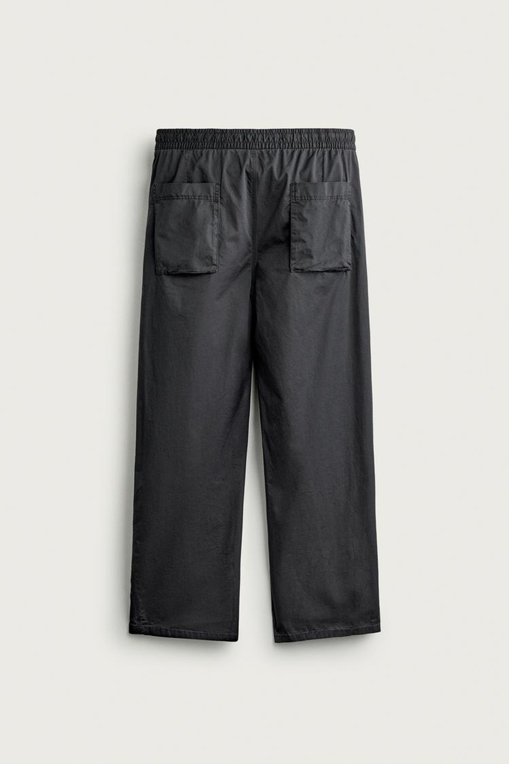 ZARA БРЮКИ КАРГО СВОБОДНОГО КРОЯ, СИНИЙ ЭЛЕКТРИК