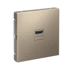 Розетка HDMI Systeme Electric ArtGallery Шампань GAL000580