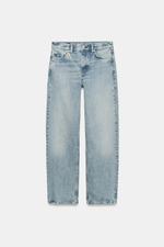 ДЖИНСЫ ZW COLLECTION ПРЯМОГО КРОЯ СО СРЕДНЕЙ ПОСАДКОЙ — ZARA