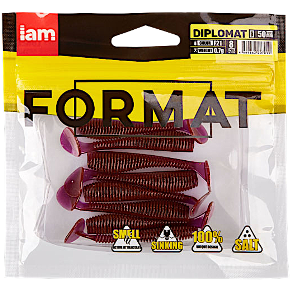 Мягкая приманка IAM Format Diplomat 074мм 2.2г(3.0г) -