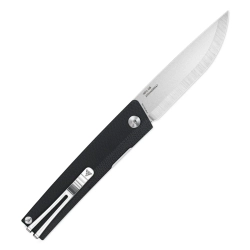 Нож складной SRM 401L-GB Gent Scandi Satin/Stonewash (10Cr15CoMoV, Black G10)