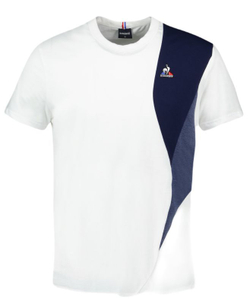 Мужская теннисная футболка Le Coq SAISON 1 Tee Short Sleeve N°1 SS23 - new optical white