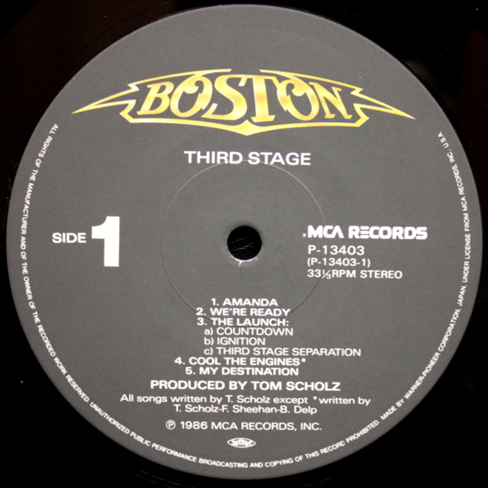 Boston / Third Stage (LP)