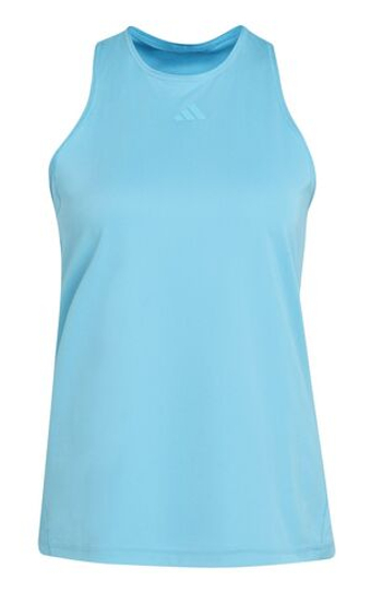 Женский топ теннисный Adidas Climacool Club Tennis Tank - signal cyan