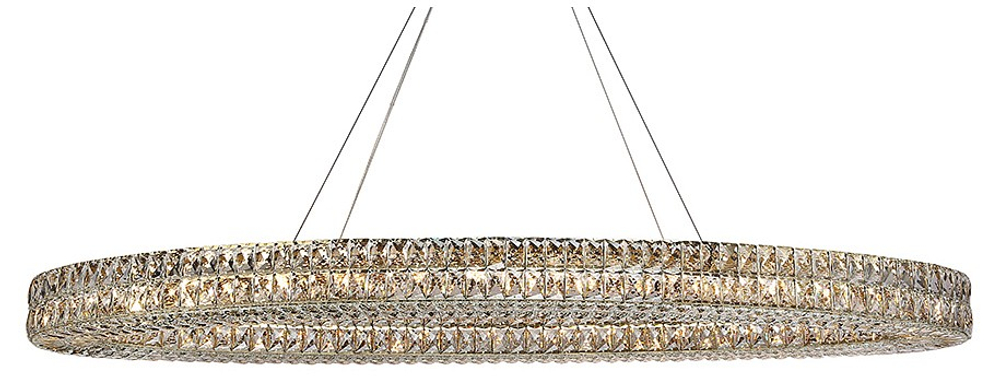 Подвесная люстра Newport 8550/160 C oval gold polished