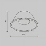 Линза Maytoni Technical Focus Led LensD75-60