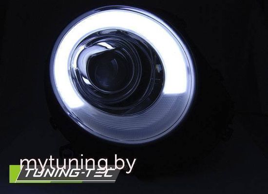Фары передние CHROME для BMW MINI (COOPER) 06-14