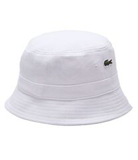 Теннисная кепка Lacoste Organic Cotton Bucket - white