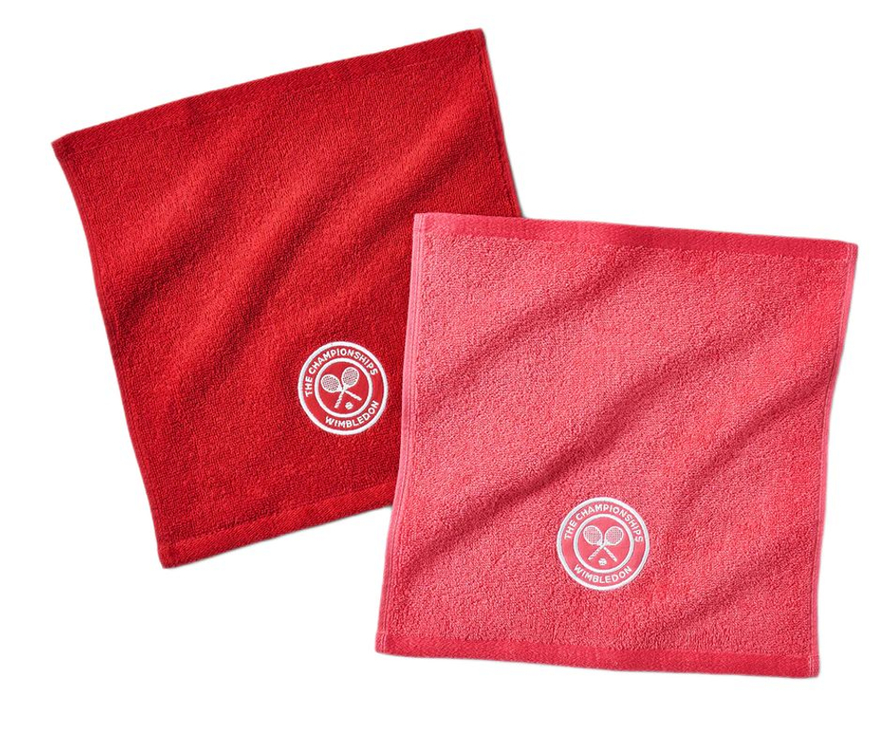 Полотенце для тенниса Wimbledon Face 2P — strawberry/pink