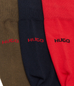Носки 3 пары 3P RS UNI CC Hugo Bodywear - красный(50493253)