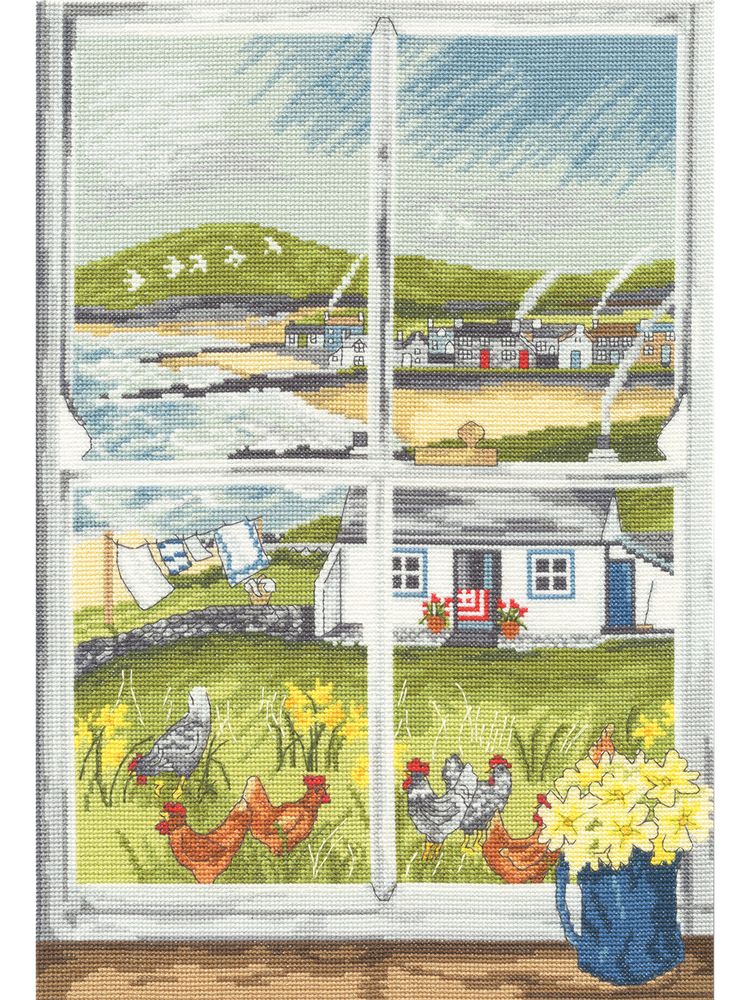 Набор для вышивания нитками Bothy Threads Primrose Window Набор для вышивания нитками Bothy Threads Primrose Window