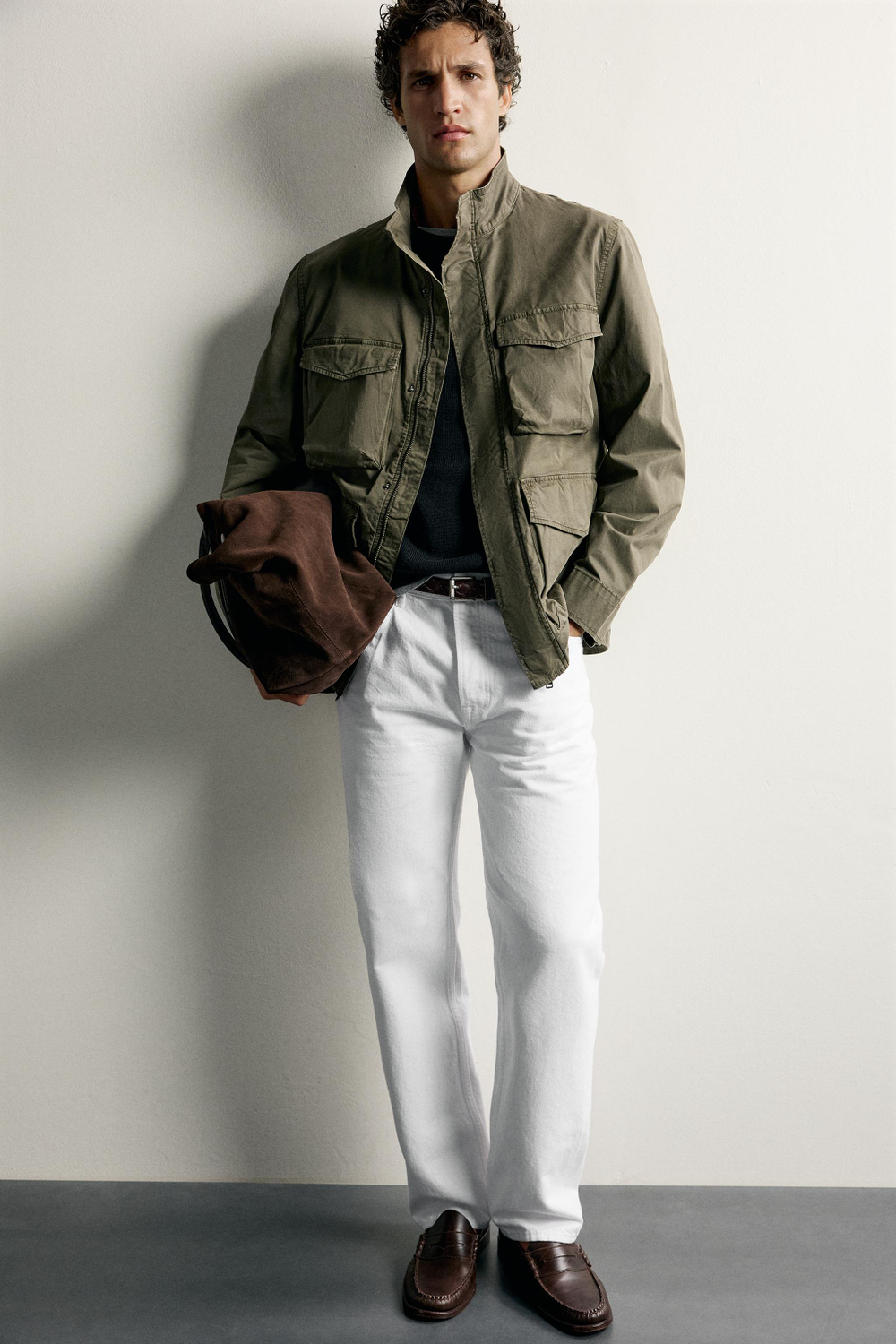 ПАРКА КЛАССИЧЕСКОГО КРОЯ С КАРМАНАМИ UTILITY — ZARA