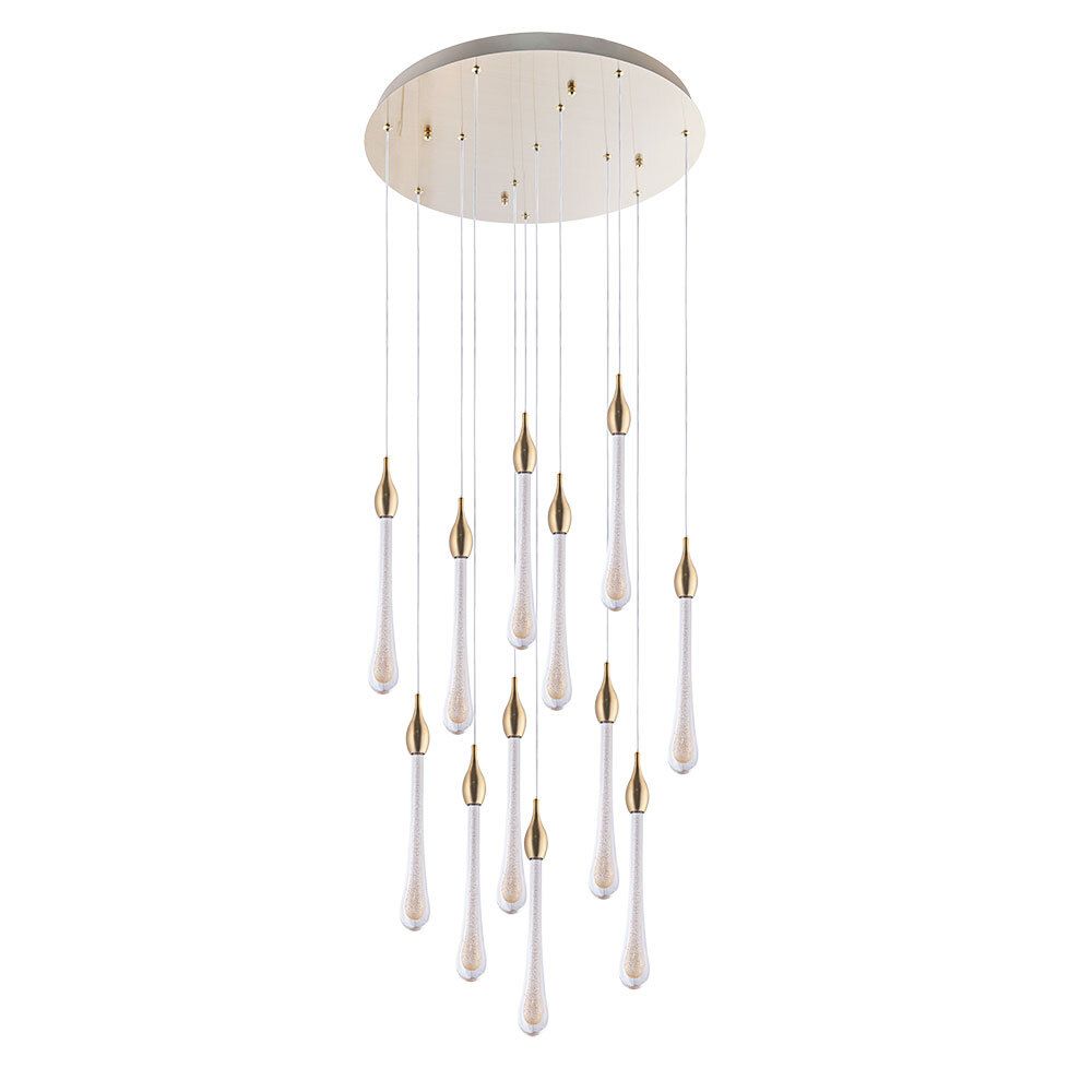 Каскадная люстра Arte Lamp RAINDROP A1803LM-36PB, 1хLED