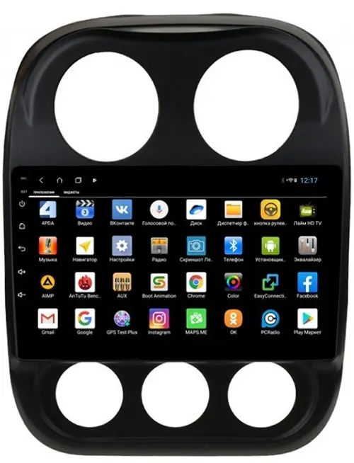 Магнитола для Jeep Compass 2011-2015 - Parafar PF998XHD на Android 13, CarPlay, 4G SIM-слот
