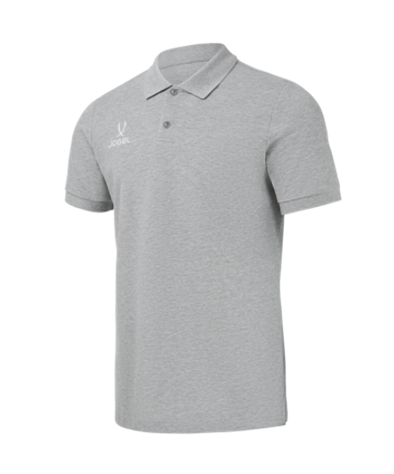 Поло Jogel ESSENTIAL Cotton Polo-K, серый меланж 91m